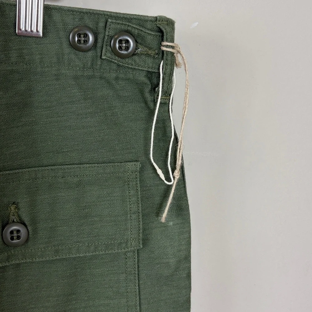 ORSLOW Regular Fit Fatigue Pants Army Green Mens Military Pockets Sz US XL - Picture 14 of 14